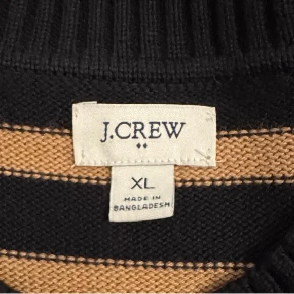 EUC J.Crew Factory Striped Sweater (XL) - Picture 5 of 8